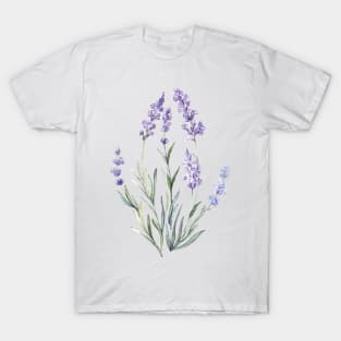 Watercolor Lavender T-Shirt